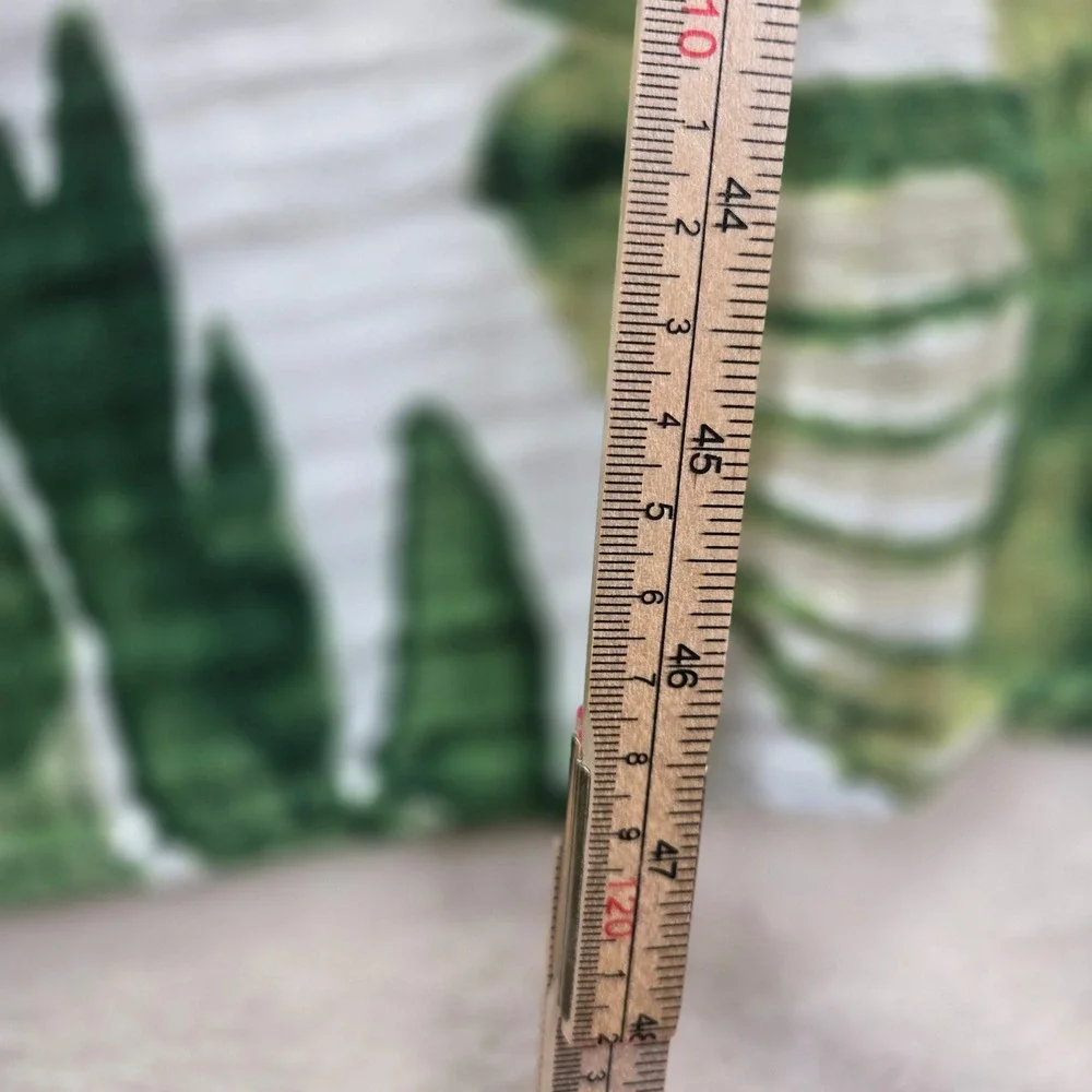 Little Unicorn Tropical Leaf Cotton Muslin‎ Swaddle Blanket Green White 46x46